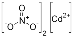 Skeletal formula of cadmium chloride