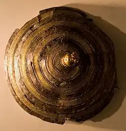 Gold plated Caldron Lid of Argishti I