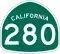 State Route 280 marker