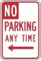 No parking, CA&nbsp;MUTCD R-28.