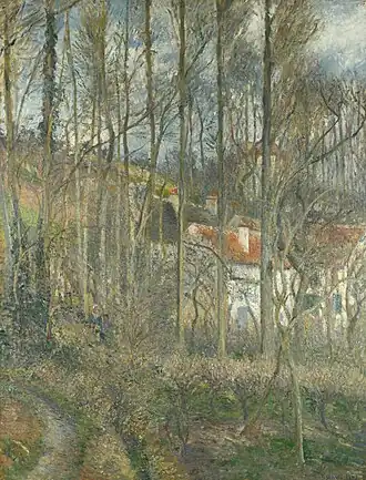 The Côte des Bœufs at L'Hermitage, 1877. National Gallery, London