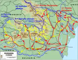The turning of the Romanian Front in August 1944[5]: 76 