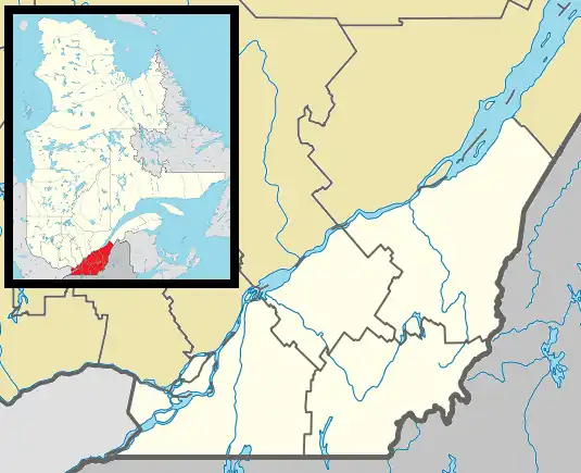 Granby is located in Southern Quebec