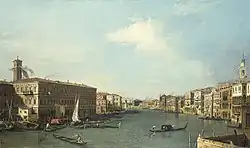 The Grand Canal Looking North from the Rialto