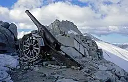 The Cannon of Adamello.
