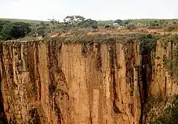 Canyon in the Huíla Plateau