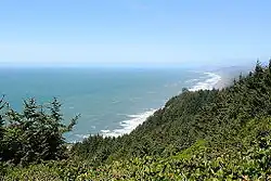 Looking north from Cape Sebastian