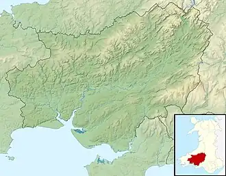Llyn y Fan Fach is located in Carmarthenshire