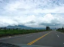 Panamericana&nbsp;– Pan American Highway&nbsp;– in Pichincha, Ecuador, near Cashapamba