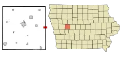 Location of Ralston, Iowa