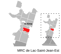 Location of Saint-Bruno