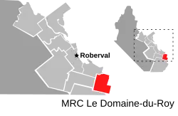 Location of Saint-André-du-Lac-Saint-Jean