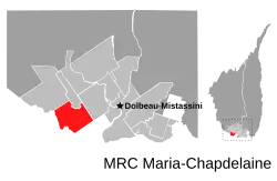Location of Normandin
