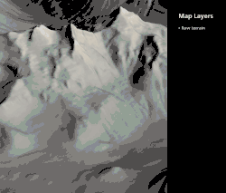 Image 63D cartography of Washington State, Mount Rainier National Park, Pinnacle Peak trail. (from Cartographic design)