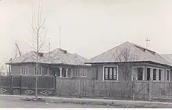 Houses in Bucov built during the Communist era