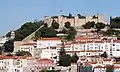 The Castle of São Jorge (Lisbon), a Moorish castle conquered by the Christian armies of Afonso Henriques