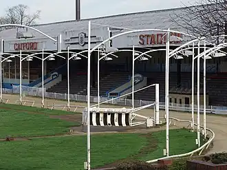 Former Catford Stadium, destroyed by fire in 2005