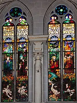 Window of martyrs in Fribourg, Switzerland