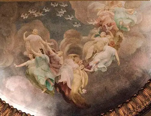Ceiling painting, Leuven Theater (1906)