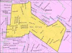 Census Bureau map of Cresskill, New Jersey
