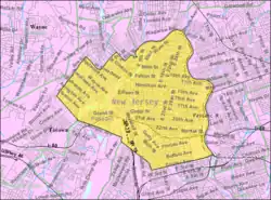 Census Bureau map of Paterson, New Jersey