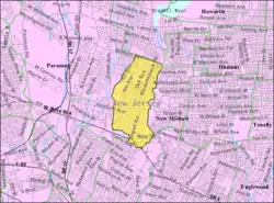 Census Bureau map of River Edge, New Jersey