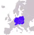 Central European countries in Encarta Encyclopedia (2009):[113] &nbsp;&nbsp;Central European countries &nbsp;&nbsp;Slovenia in "south central Europe"