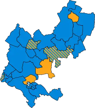 2009 results map