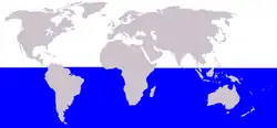 Antarctic minke whale range