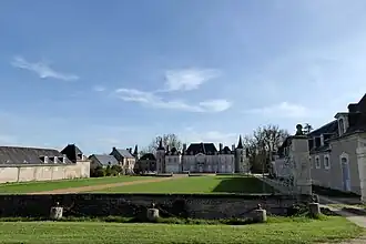 The chateau of Cambray in Germignonville