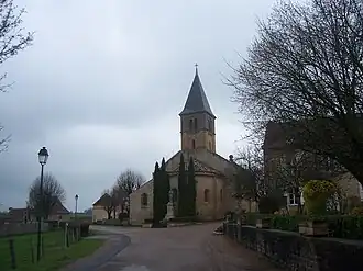 The church in Champlecy