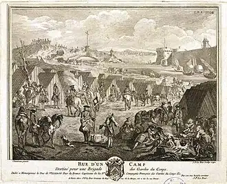 Encampment of the Guard, 1742