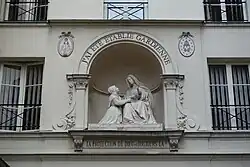 Detail from the Chapel of Our Lady of the Miraculous Medal in Paris