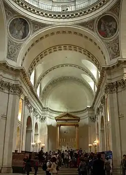 The Choir with tomb of Cardinal Richelieu in the chapel at the far end
