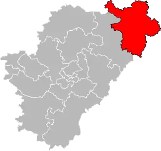 Situation of the canton of Charente-Vienne in the department of Charente