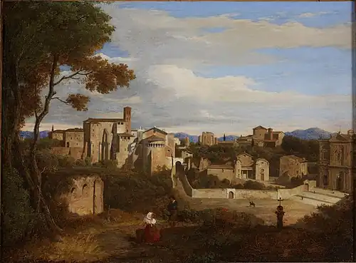 Charles Lock Eastlake, The Celian Hill from the Palatine, (1823)