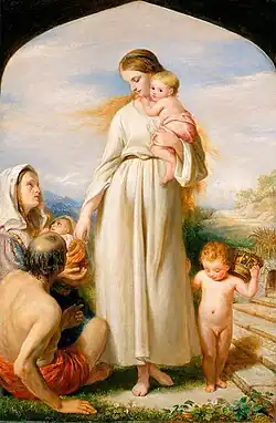 Almsgiving by Charles West Cope