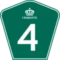 Charlotte (North Carolina) route marker