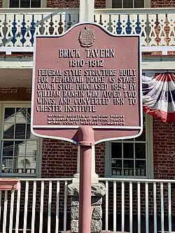 Historic information sign