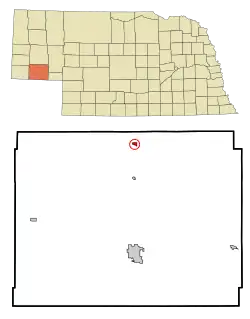 Location of Dalton, Nebraska