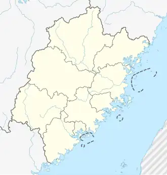 Putian is located in Fujian