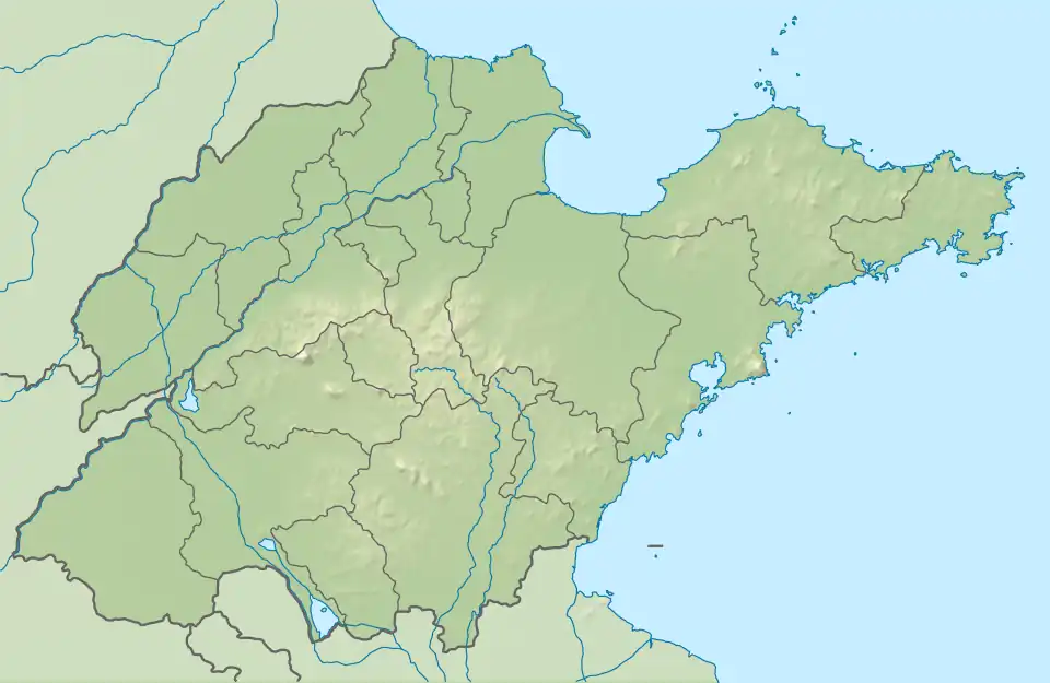 Muwen River is located in Shandong