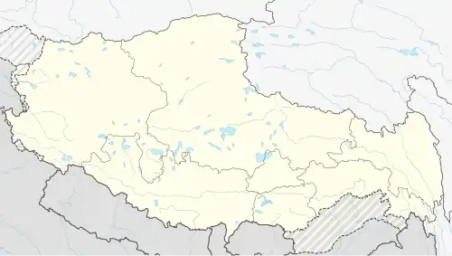 Tingri County is located in Tibet