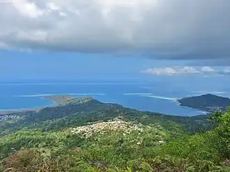 View from the mont, heading southward.