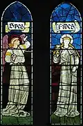 Hope and Faith window by Edward Burne Jones