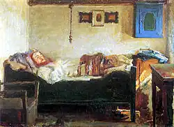 Christian Bindslev is Ill (1889)