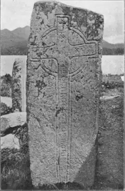 Cross-engraved stone, 1908