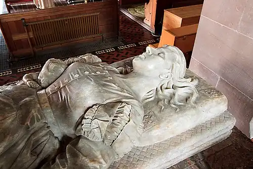 Monument to Alice Cholmondeley (detail)