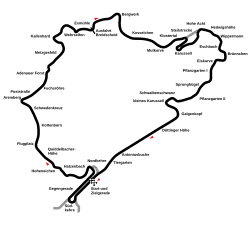 Nürburgring layout
