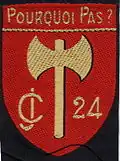Insignia of CJF 24.
